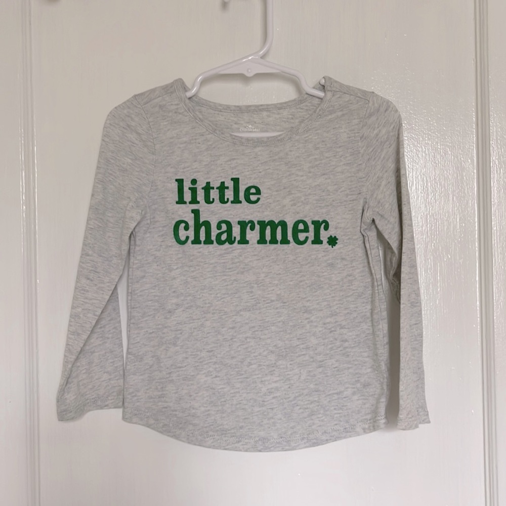 KIDS St. Patrick’s Day “little charmer” Longsleeve